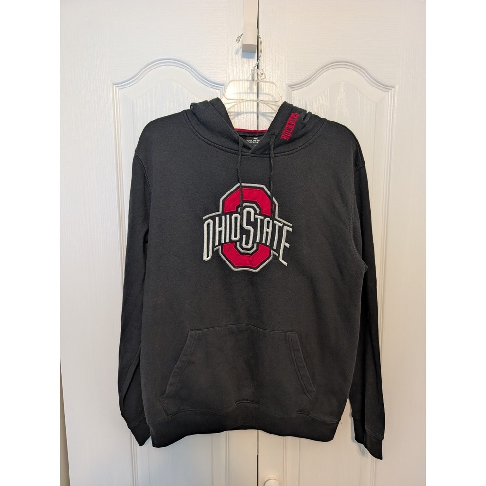 Ohio State Buckeyes Men's Hoodie Black Color Size Medium M